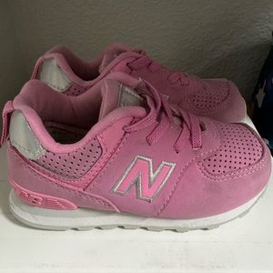 New Balance 574 "Bubblegum Pink" Toddler Girls' Shoe Size 8